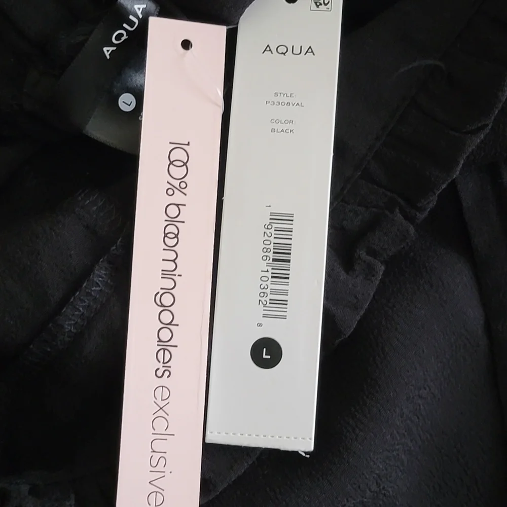 Aqua Paper Bag Joggers - Picture 5 of 11